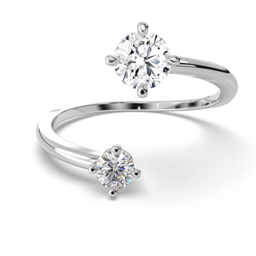 Round Alma Diamond Ring