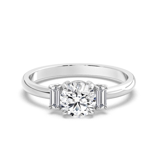 טבעת יהלומים שלישייה קלאסית